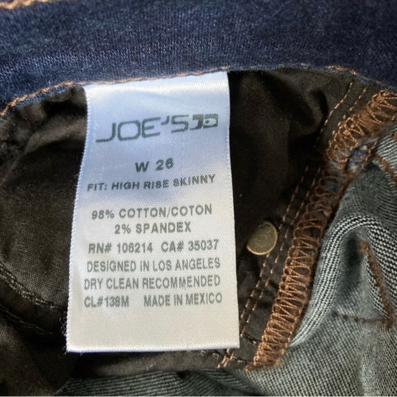 JOE'S Jeans Lorena Women's Size 26 High Rise Skinny - Picture 4 of 6
